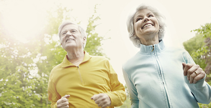 couple jogging